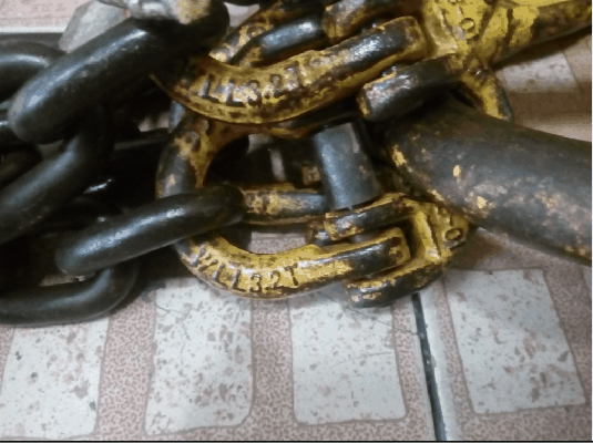 -ขายโซ่ยกของนอกขนานแท้ ขนาด4หุน ชุด1จำนวน4เส้น ยาวเส้นละ4เมตร.