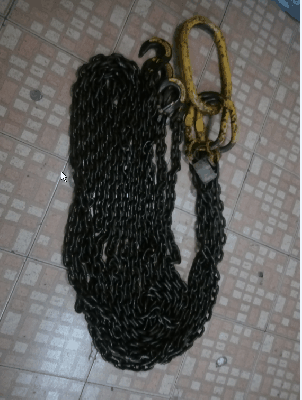 -ขายโซ่ยกของนอกขนานแท้ ขนาด4หุน ชุด1จำนวน4เส้น ยาวเส้นละ4เมตร.