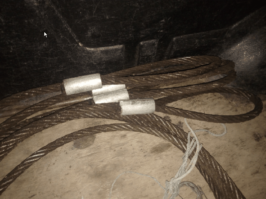 -ขาย.สลิงยกของ ชุด1จำนวน4เส้น ยาวเส้นละ4เมตร