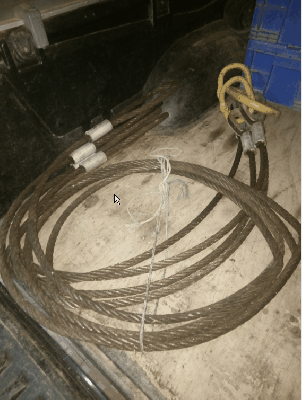 -ขาย.สลิงยกของ ชุด1จำนวน4เส้น ยาวเส้นละ4เมตร