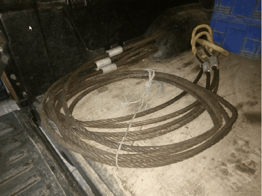 -ขาย.สลิงยกของ ชุด1จำนวน4เส้น ยาวเส้นละ4เมตร