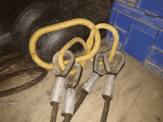 -ขาย.สลิงยกของ ชุด1จำนวน4เส้น ยาวเส้นละ4เมตร