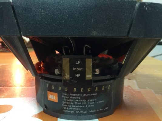 ขายลำโพง JBL 6x9 T595 รุ่น DECADE รองตัว TOP สุด