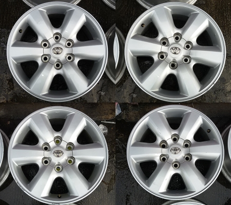 แม็ก Isuzu D-max V-Cross 16 -17 สภาพเดิมสวย ไม่คดไม่ดุ้ง ไม่เคยทำสี มีรอยนิดหน่อย สภาพพร้อมใช้งาน ราคา 4 วง 4,500- 5,500 บาท แม็ก Isuzu D-max V-Cross 16 -17 สภาพเดิมสวย ไม่คดไม่ดุ้ง ไม่เคยทำสี มีรอยนิดหน่อย สภาพพร้อมใช้งาน ราคา 4 วง 4,500- 5,500 บาท