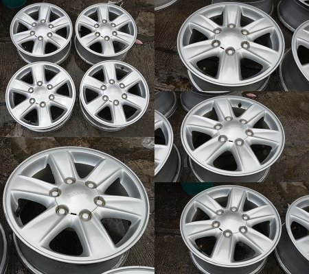 แม็ก Isuzu D-max V-Cross 16 -17 สภาพเดิมสวย ไม่คดไม่ดุ้ง ไม่เคยทำสี มีรอยนิดหน่อย สภาพพร้อมใช้งาน ราคา 4 วง 4,500- 5,500 บาท แม็ก Isuzu D-max V-Cross 16 -17 สภาพเดิมสวย ไม่คดไม่ดุ้ง ไม่เคยทำสี มีรอยนิดหน่อย สภาพพร้อมใช้งาน ราคา 4 วง 4,500- 5,500 บาท