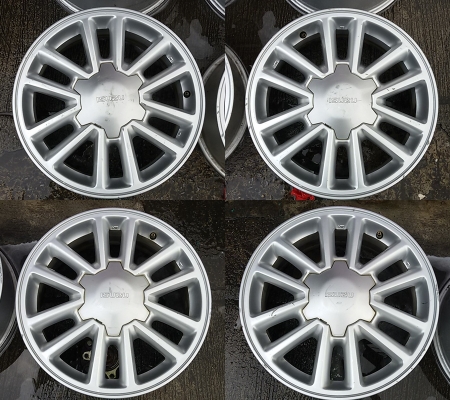 แม็ก Isuzu D-max V-Cross 16 -17 สภาพเดิมสวย ไม่คดไม่ดุ้ง ไม่เคยทำสี มีรอยนิดหน่อย สภาพพร้อมใช้งาน ราคา 4 วง 4,500- 5,500 บาท แม็ก Isuzu D-max V-Cross 16 -17 สภาพเดิมสวย ไม่คดไม่ดุ้ง ไม่เคยทำสี มีรอยนิดหน่อย สภาพพร้อมใช้งาน ราคา 4 วง 4,500- 5,500 บาท