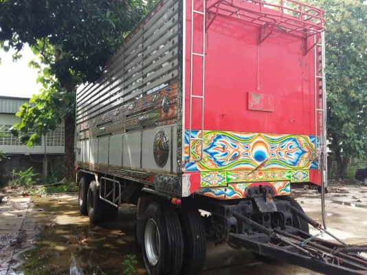 ขาย HINO 380 พ่วงแม่ลูก กระบะเนียมคอกเกษตรดั๊ม อู่  ธนิกลการ รถปี 54