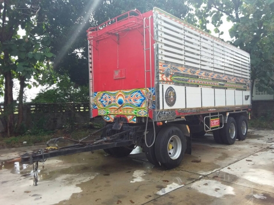 ขาย HINO 380 พ่วงแม่ลูก กระบะเนียมคอกเกษตรดั๊ม อู่  ธนิกลการ รถปี 54