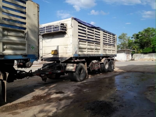 ขาย HINO 380 พ่วงแม่ลูก กระบะเนียมคอกเกษตรดั๊ม อู่  ธนิกลการ รถปี 54