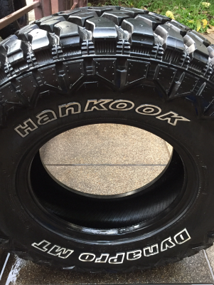 เศษยาง Mud Hankook 265 75 16 ปลายปี15 ดอกเต็ม ใช้ยาว ราคาไม่แพง