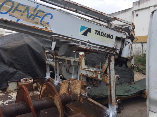 ขายแท่นสว่านเจาะเสาไฟฟ้า TADANO DT700 เก่านอก ขายแท่นสว่านเจาะเสาไฟฟ้า TADANO DT700 เก่านอก