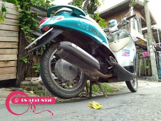 FINO ปี 52 ภาษีไม่ขาดรถเดิมๆ เล่มทะเบียนชุดโอนครบ รถอยู่เคหะร่มเกล้า เขตลาดกระบัง