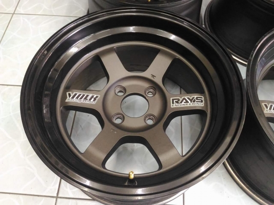 ล้อแม็ก Te37v (Rota)สภาพดี มีริ้วรอยบ้าง ไม่มีซ่อม ทั้งชุด 6,800.- NET ใส่ถ่วงฟรี ส่งทั่วไทยค่ะ