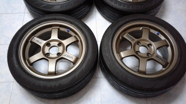 ขาย ล้อ TE37 Made in japan สวยๆ พร้อมยาง 8,900