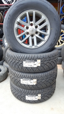 ขายล้อTOYOTA Fortuner17 ยางใหม่NITTO 420  4 ล้อ