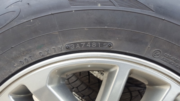 ขายล้อTOYOTA Fortuner17 ยางใหม่NITTO 420  4 ล้อ