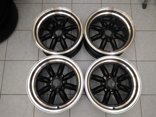 ล้อใหม่ Watanabe ขอบ15 ขายถูกทั้งชุด 7,800.- NET ใส่ถ่วงฟรี ส่งทั่วไทยค่ะ