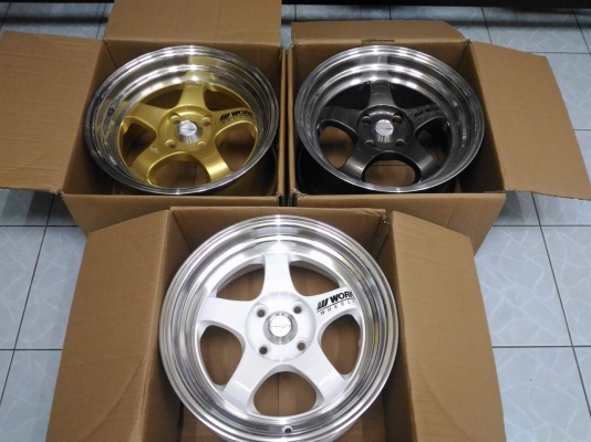 ล้อใหม่ S1r ขอบ 15 ชุดละ 7,800.- ใส่ถ่วงฟรี ส่งทั่วไทยค่ะ