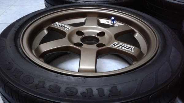 ขาย ล้อ TE37 Made in japan สวยๆ พร้อมยาง 8,900