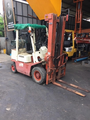 รถยก 2 ตัน NISSAN FG20  เครื่องแก็ส เสา 5 เมตร ราคาถูก