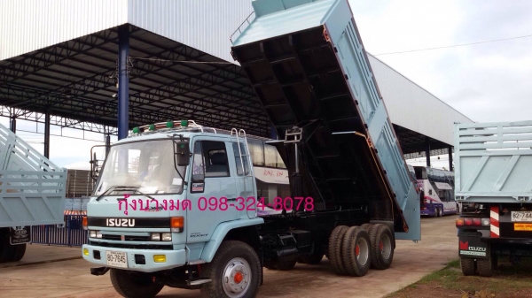ขายรถสิบล้อดัมพ์ ISUZU FXZ23NFP นางฟ้า เครื่อง 6SD1-240 แรง 2 เพลา เกียร์อิตั้น ปี 40 ยางใหม่ 10 เส้