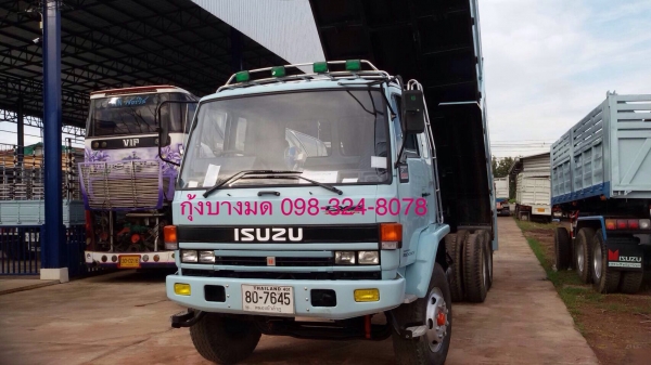 ขายรถสิบล้อดัมพ์ ISUZU FXZ23NFP นางฟ้า เครื่อง 6SD1-240 แรง 2 เพลา เกียร์อิตั้น ปี 40 ยางใหม่ 10 เส้น มีระบบลากพ่วง ทะเบียนพร้อม
