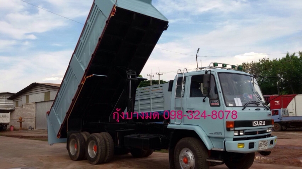 ขายรถสิบล้อดัมพ์ ISUZU FXZ23NFP นางฟ้า เครื่อง 6SD1-240 แรง 2 เพลา เกียร์อิตั้น ปี 40 ยางใหม่ 10 เส้น มีระบบลากพ่วง ทะเบียนพร้อม