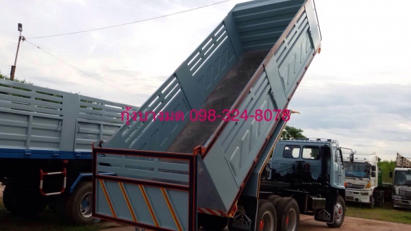 ขายรถสิบล้อดัมพ์ ISUZU FXZ23NFP นางฟ้า เครื่อง 6SD1-240 แรง 2 เพลา เกียร์อิตั้น ปี 40 ยางใหม่ 10 เส้น มีระบบลากพ่วง ทะเบียนพร้อม