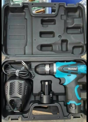 สว่านไร้สาย makita 12v. แบต2ก้อน พร้อมแท่นชาร์ต ของใหม่