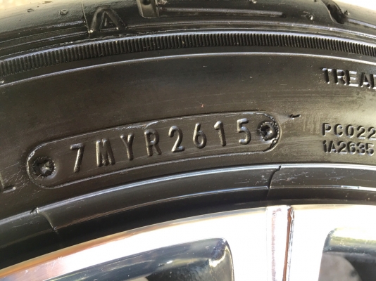 แม็กขอบ 17 4รู100 พร้อมยางดอกตรูมๆ