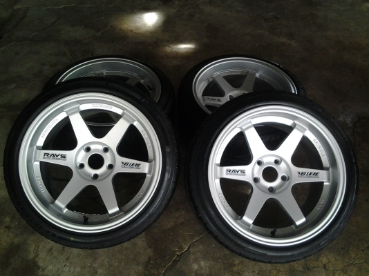 แม็กใหม่ยางใหม่ TE37 ขอบ18