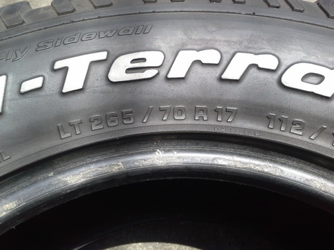 BF All USA. 265-70-17 ปี12 สภาพดี 1ชุด