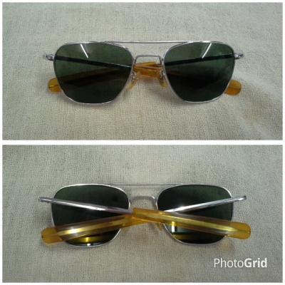 แว่นตาวินเทจเสืออากาศยุค '70s ราชสีห๋เงิน! Original RANDOLPH handmade in USA หายาก! แว่นตาวินเทจเสืออากาศยุค '70s ราชสีห๋เงิน! Original RANDOLPH handmade in USA หายาก!