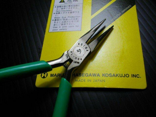 ขายคีมปากแหลมKEIBA MADE IN JAPAN.ใหม่เก่าเก็บ