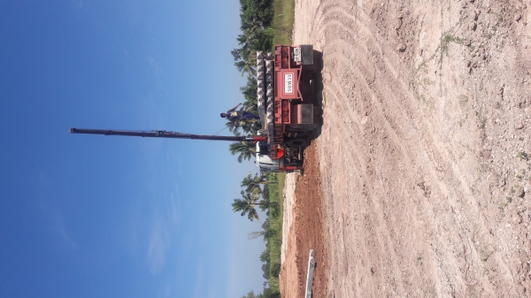 ตอกเสาเข็มภาคอีสานโครราช.วังนำเขียวฺ สระบุรี. กบินบุรี085-7666984