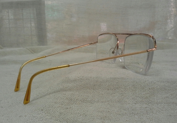 แว่นสายตายาวเฟรนช์โกลด์ฟิลด์ ตัวลึก!  Vintage ESSEL handmade in France 19 K