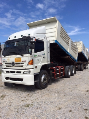 ขาย344แม่ลูกปี56ดั๊มพ์สามมิตรลูกสามคานแท้ท่อตัวSแท้ไมล์วิ่งน้อยสภาพสวยกริบสีเดิมๆจากห้าง