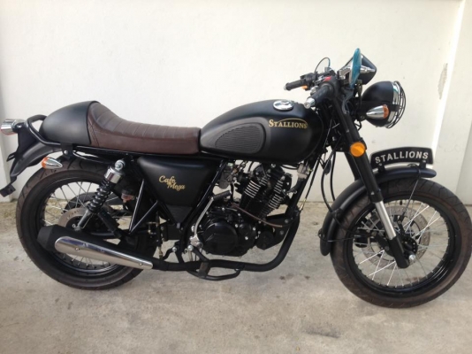 Stallions Centaur Cafe Mega รุ่นพิเศษ ปี2016 รถ 2เดือน วิ่งพันโลใหม่วิ่งน้อย สภาพเดียวกับรถใหม่ไร้ตำหนิ