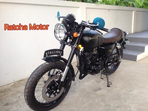 Stallions Centaur Cafe Mega รุ่นพิเศษ ปี2016 รถ 2เดือน วิ่งพันโลใหม่วิ่งน้อย สภาพเดียวกับรถใหม่ไร้ตำหนิ