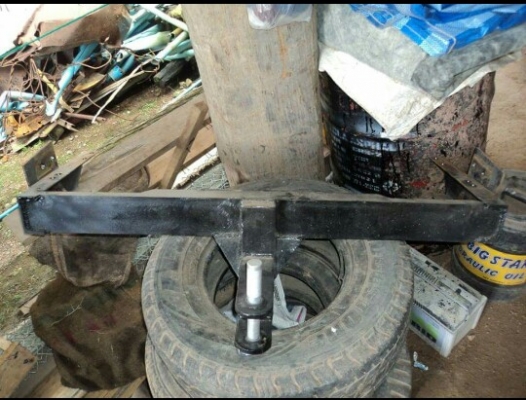 ชุดพ่วงติดปิคอัพ ใส่ลากแมคโครเล็ก