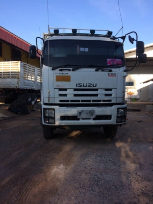 ขายรถพ่วง 22 ล้อ แม่-ลูก กระบะเหล็กคอกเกษตรไม่ดั้ม มี.2พ่วง ISUZU 360 ปี.54 ยาง 70\% ราคา.2370000 ต่อรอง