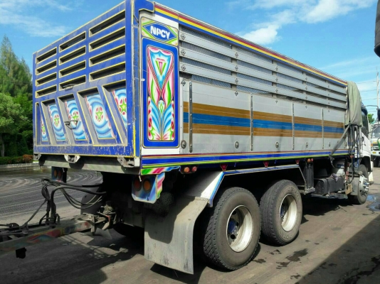 ขายรถพ่วง 18 ล้อ แม-ลูก กระบะเนียมดั้มดิน ISUZU DECR 320 แม่ปี.50 ลูกปี.55 รถสวย ราคา1980000 ต่อรอง