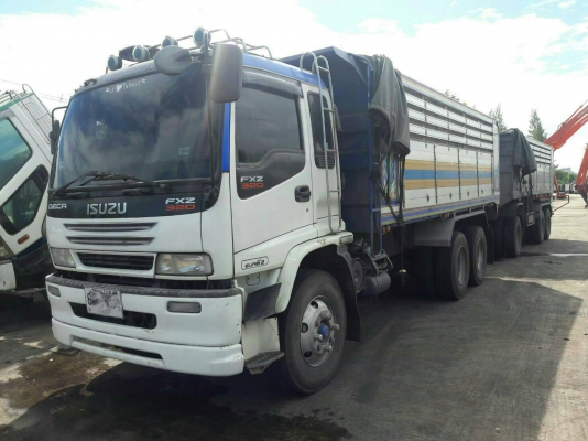 ขายรถพ่วง 18 ล้อ แม-ลูก กระบะเนียมดั้มดิน ISUZU DECR 320 แม่ปี.50 ลูกปี.55 รถสวย ราคา1980000 ต่อรอง