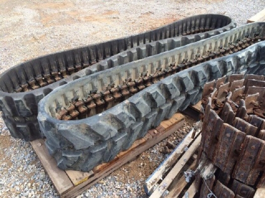 แทรคยาง 1 เส้น ใช้กับรถขุด SK60 #450*81*74 นำเข้าจากญี่ปุ่น ติดต่อ 087-9118593/085-0843200