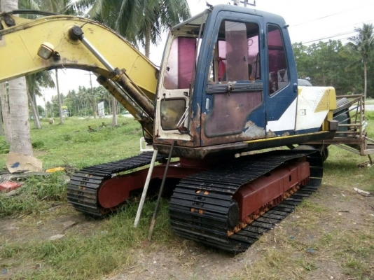 ขายรถแบคโฮ KOBELCO SK120-/// โซ่แผ่นใหม่ ราคา 590000 ขายรถแบคโฮ KOBELCO SK120-/// โซ่แผ่นใหม่ ราคา 590000