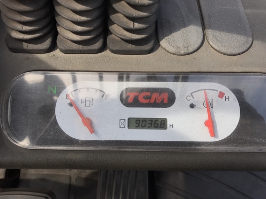 ขายโฟล์คลิฟท์ 2.5 ตัน TCM FG25T3 เสาสูง 4 เมตร 3 คอนโทล สไลด์งาได้ รถเก่านอก รุ่นใหม่ ใช้งานน้อย ยังไม่เคยใช้งานในไทย สภาพ95\%