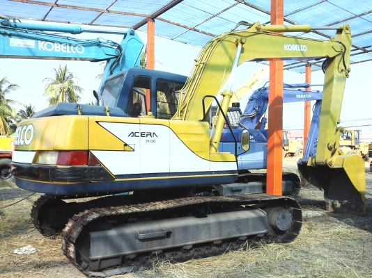 ขายรถขุด KOBELCO SK 120-1 มาร์คทีใบ 50 เก่านอกแท้มีแอร์เอกสารอินวอยไฟฟ้าครบยังไม่เคยใช้งานในไทยสภาพเต็มสวยพร้อมใช้ร้านละอองดาวแทรคเตอร์นครชัยศรี
