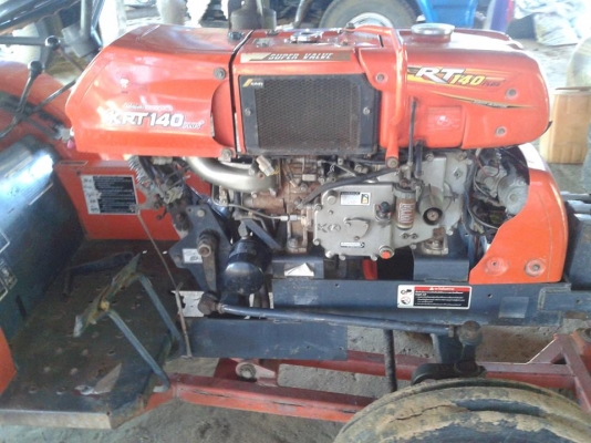 รถไถKrt140 Plusดันหน้า พาล3 ล้อเหล็ก เอกสารทะเบียนพร้อม