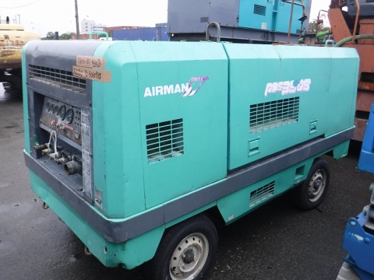 ปั้มลม AIRMAN PDS390S ลม 7-8 บาร์ 390 CFM. ใช้งาน 4,000 ชม. เก่าญี่ปุ่น ไม่เคยใช้งานในไทย
