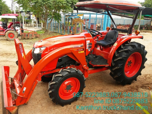 ปัญญาแทรคเตอร์..จัดมาให้ครับ ด่วน!!!คูโบต้า L4708พร้อมใบมีดคานบนSD181พร้อมผาน6&times;24  สภาพพร้อมใช้